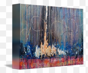 Fire And Sparks By Penny Pausch - Modern Art Png,Fire Sparks Png