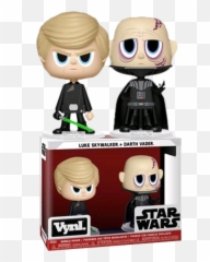 Funko Vynl Luke Skywalker Darth Vader - Star Wars png