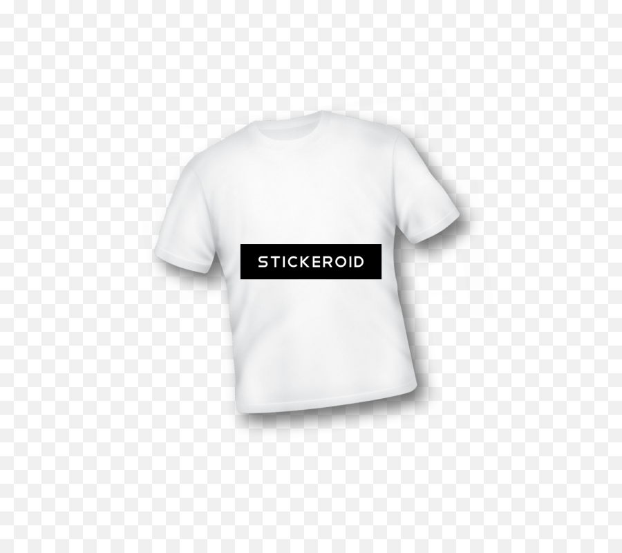 Download Blank White T - Active Shirt Png,Black T Shirt Template Png