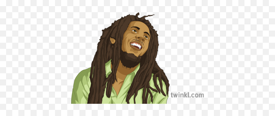 Bob Marley Portrait Musician Music Secondary Illustration - Modelleri Png,Bob Marley Png