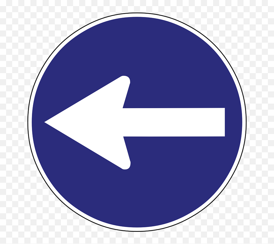 Road Sign Direction Arrow - Road Sign Arrow Vector Png,Arrow Sign Png