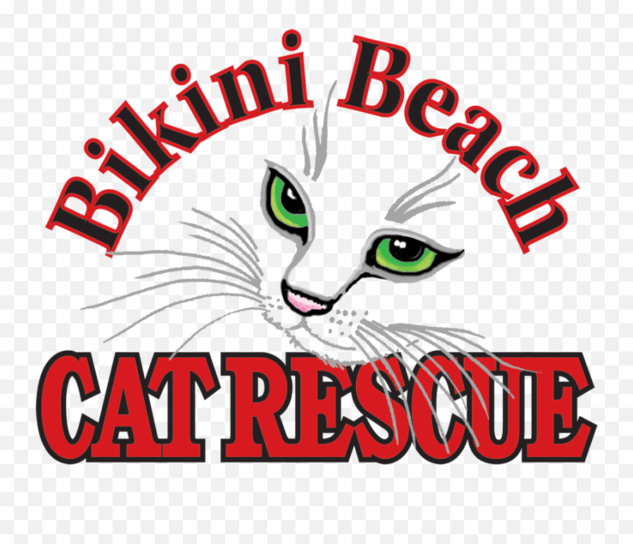 Bikini Beach Cat Rescue - Asian Png,Cat Logo