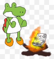 Pixilart - Yoshi Commits Tax Fraud By Galtis Cartoon Png,Yoshi Transparent