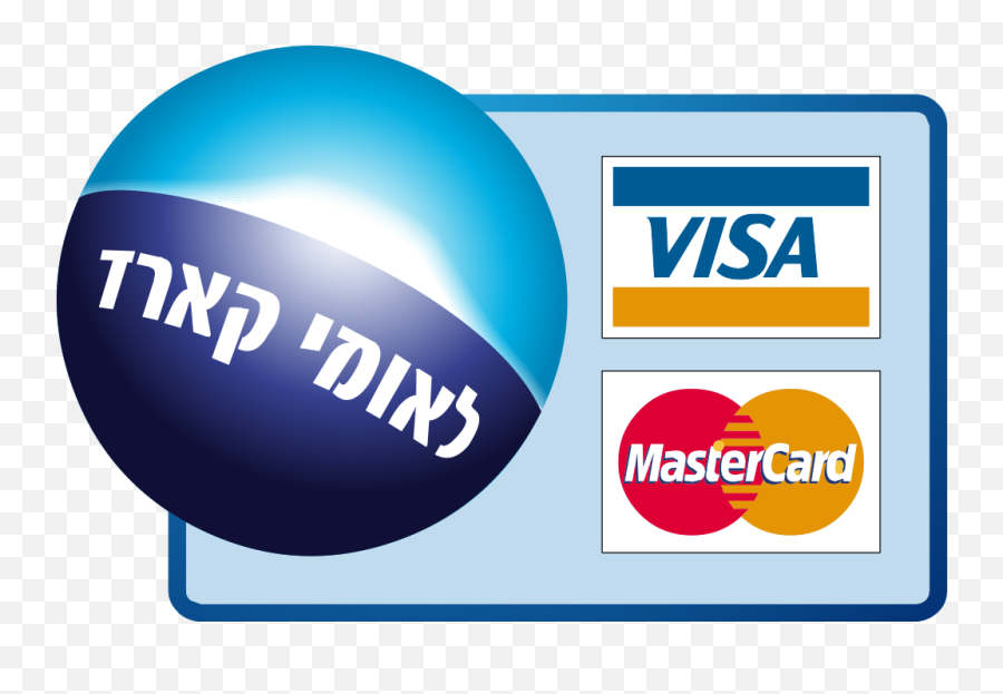 Visa Master. Leumi credit Card. Leumi Bank Card. ID credit Card Leumi.