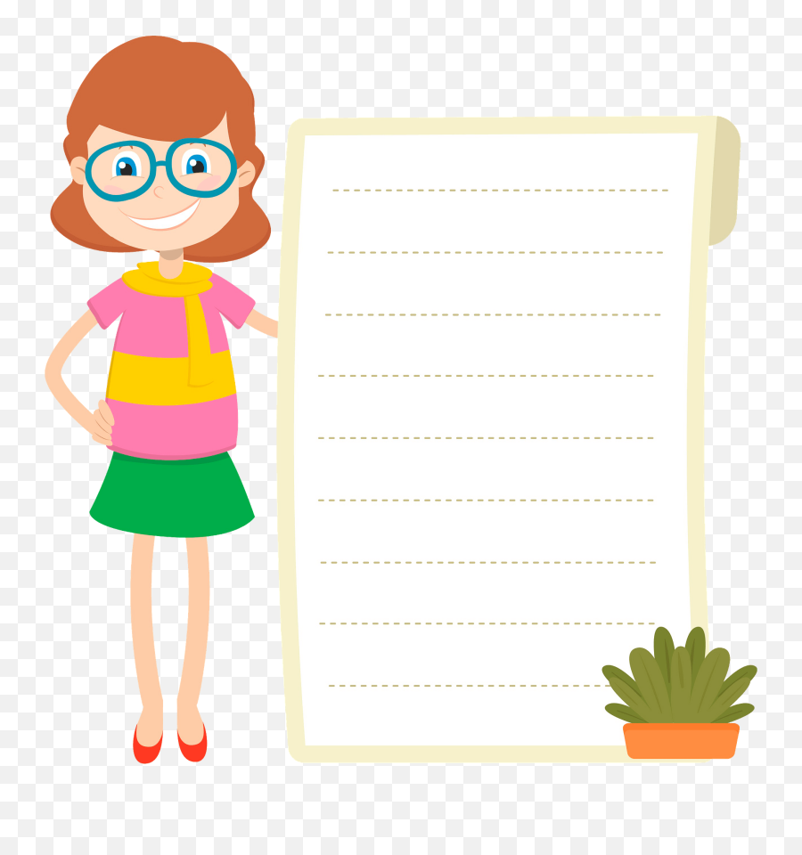 Clipart - Teacher Png,Notebook Clipart Png