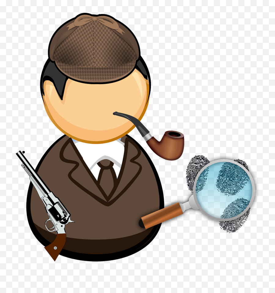 Clipart - Detective Ppt Background Png,Gangster Transparent