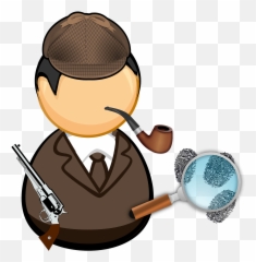 Clipart - Detective Ppt Background Png,Gangster Transparent