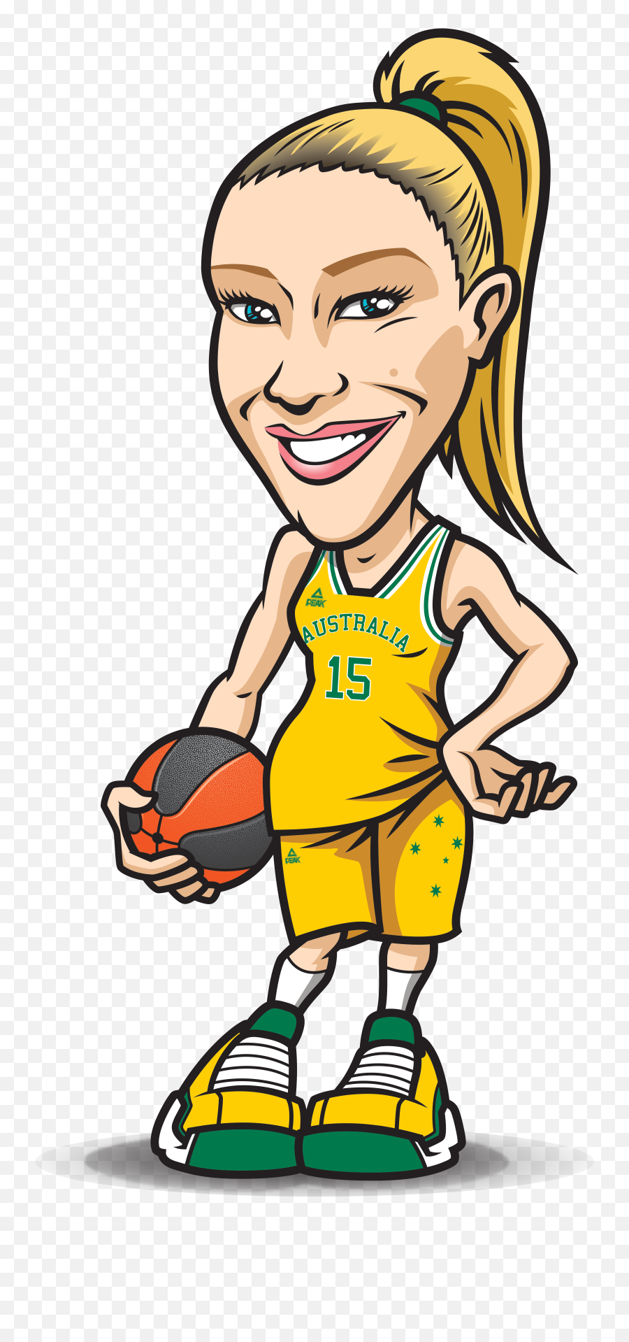 Aussie Hoops - Basketball Girls Coach Cartoon Png,Basketball Hoop Png
