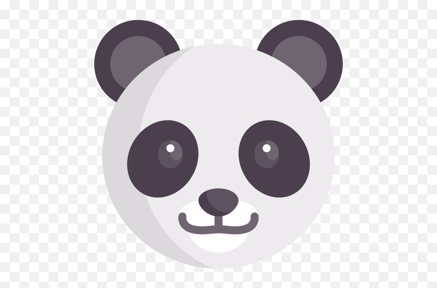 Panda - Free Animals Icons Panda Flat Icon Png,Panda Png
