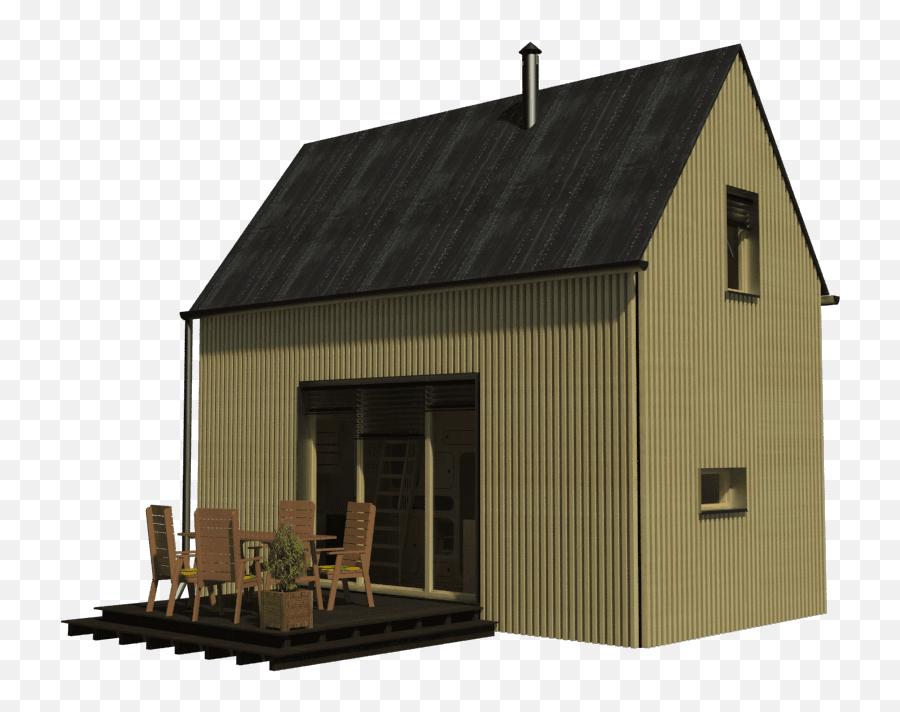 Download Simple And Easy To Build Cottage Sandra Pin - Up House Plan Png,Cottage Png