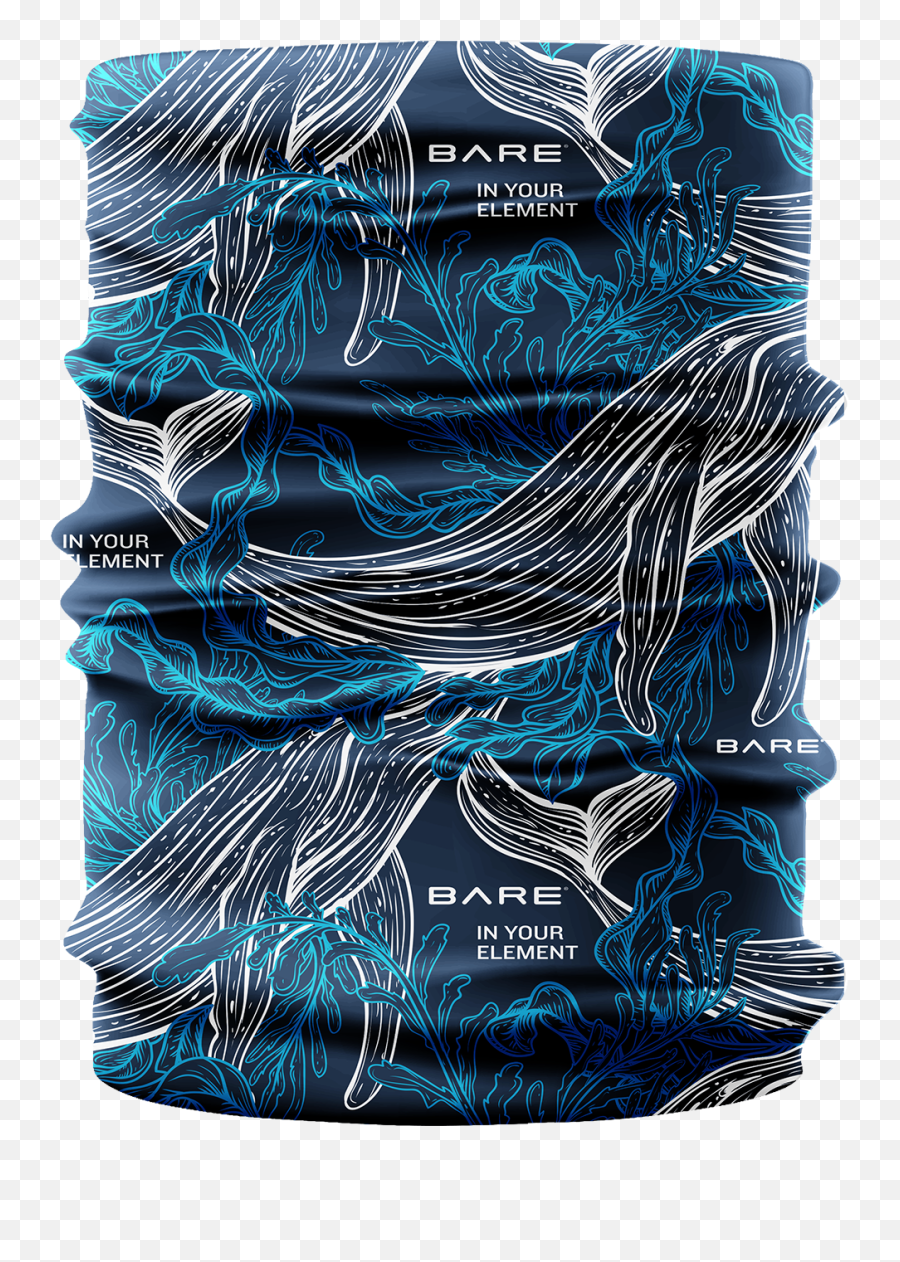 Bare Blue Whale Neck Gaiter - Fish Png,Blue Whale Png