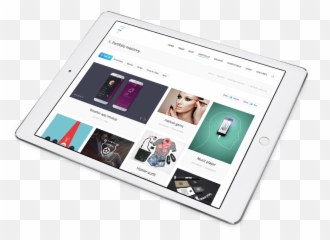 The7 - Designing Website On Ipad png