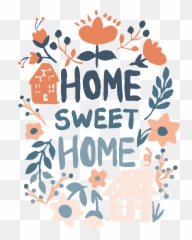 Transparent Cartoon - Home Sweet Hd png