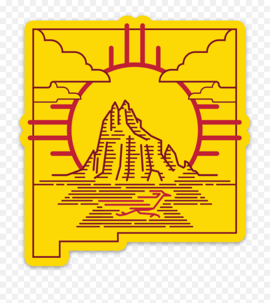 Shiprock New Mexico Sticker Png