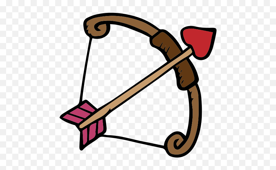 Bow And Arrow Png Icon - Valentines Day Bow And Arrow,Bow And Arrow Transparent Background