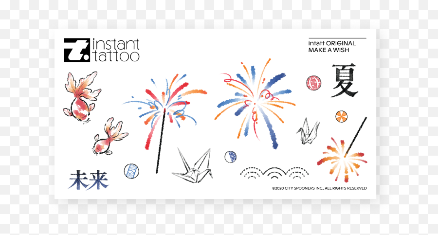 Make A Wish Instanttattoo - Horizontal Png,Make A Wish Logo Transparent