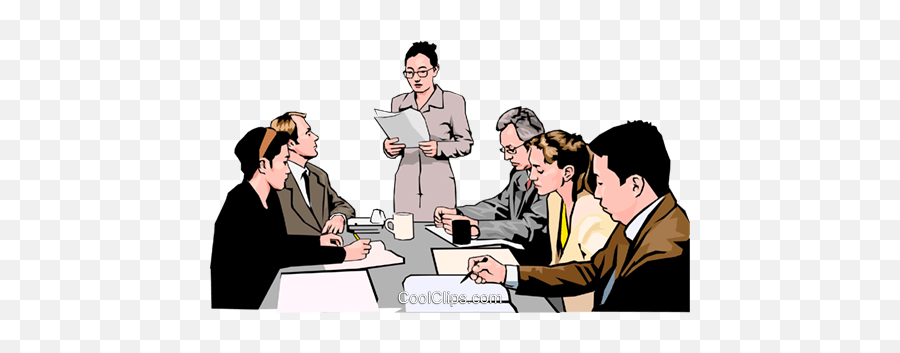 Business Meeting People In Royalty Free Vector - Clip Art Png,Office People Png