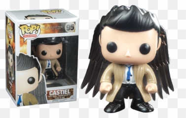 Funko Pop Supernatural - Castiel With Wings 95 Funko Pop Supernatural Castiel Png,Castiel Png