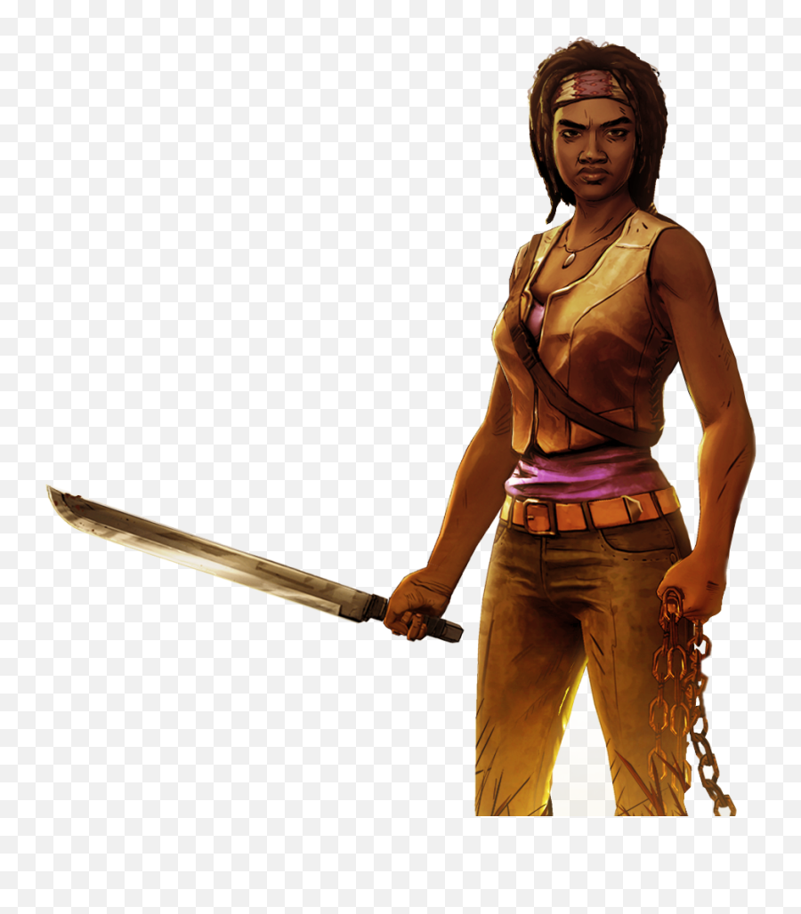The Walking Dead Michonne Game - Giant Bomb Telltale Walking Dead Michonne Png,Telltale Games Logo