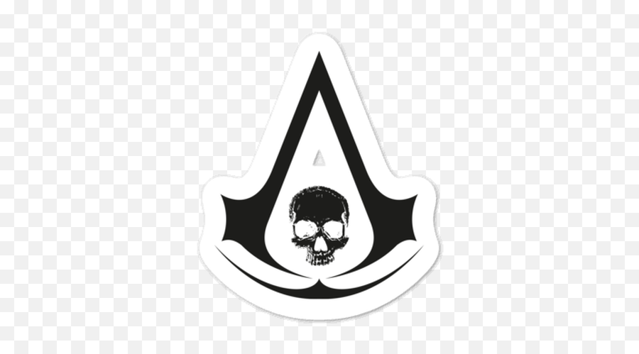 Black Flag Crest Sticker - Creed 4 Png,Assassin's Creed Syndicate Logo
