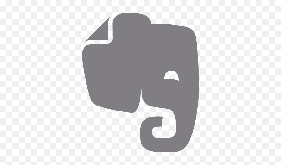 Evernote Elephant Icon Logo Transparent - Logo Con Un Elefante Png,Elephant Icon