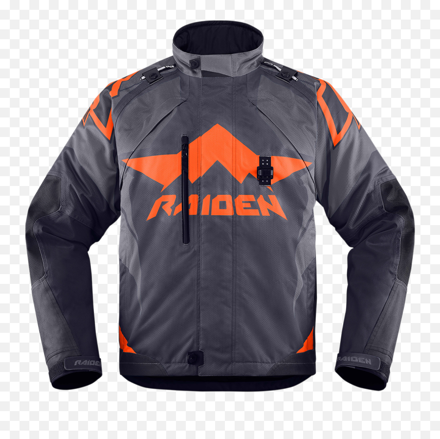 Icon Raiden Dkr Waterproof - Orange Icon Motorcycle Jacket Xxl Png,Icon Leather Jacket