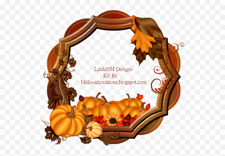 Download Hd 50 Cluster Frame - Happy Fall Thanksgiving Thanksgiving Cluster Frames Png,Fall Frame Png