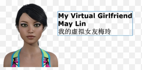 My Virtual Girlfriend May Lin - Hair Design Png,My Talking Virtual Girlfriend Icon