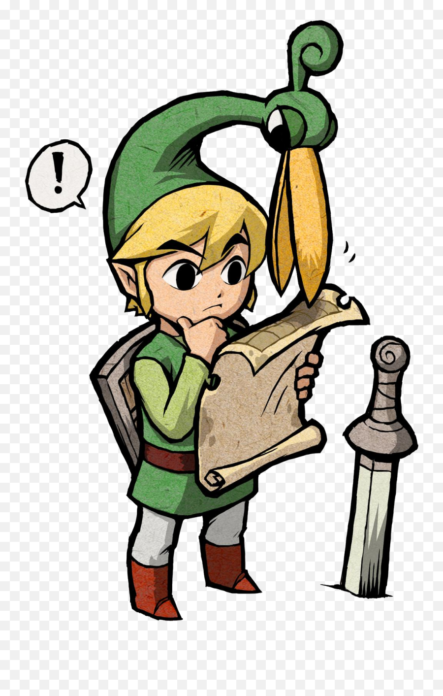 Zelda Is Links Sister - Legend Of Zelda The Minish Png,Link Zelda Png