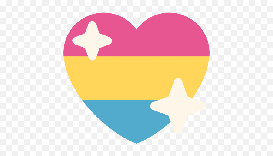 Pin - Discord Pride Heart Emojis Transparent Png,Pansexual Flag Icon