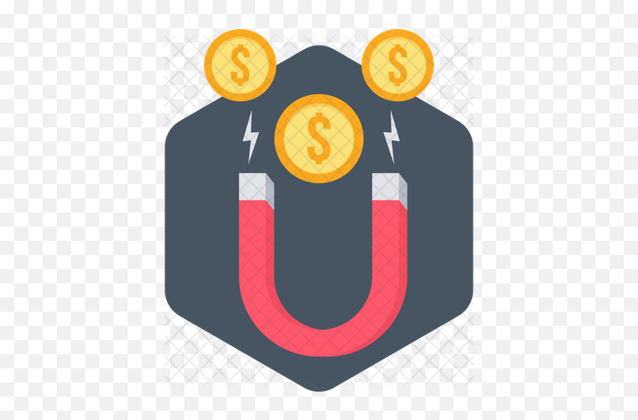 Free Attract Money Icon Of Flat Style - Vertical Png,Attract Icon