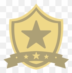 Award Shield Star First Flat - Transparent PNG u0026 SVG Vector File Stage Logo