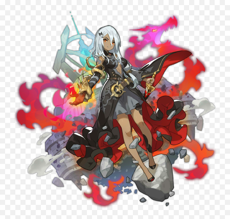 Bb Zonic 150300 Yurius - Albertu0027s Dragalia Lost Black Skin Png,Summoner Icon Death Animation