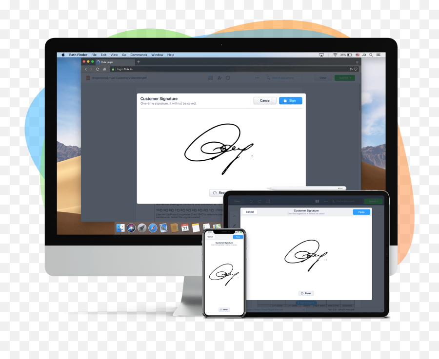 Electronic Document Signing Send Signatures Online - E Signature Png,Collecting Icon