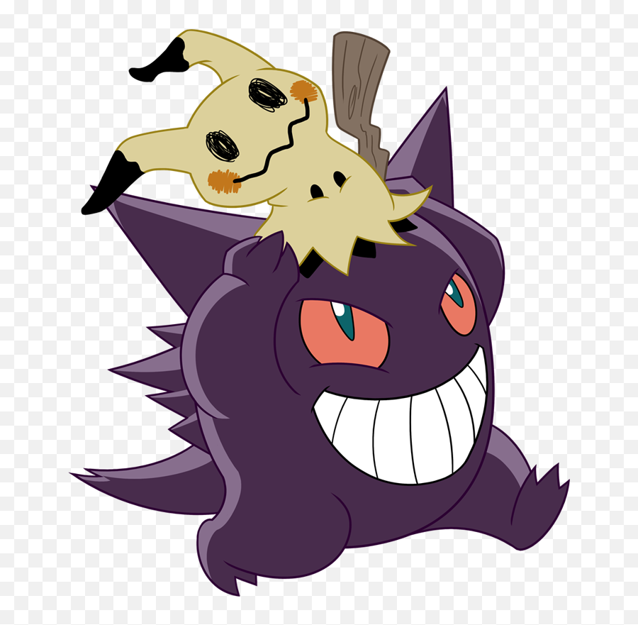 Artomic Chinchilla Photo - Gengar And Mimikyu Art Png,Mimikyu Png