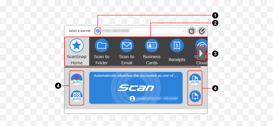 Scan Window Scansnap Help - Scansnap Ix1500 How To Save Png,Scan Me Icon