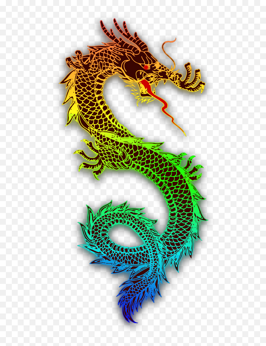 Blue Dragon Png Svg Clip Art For Web - Download Clip Art Rainbow Dragon,Dragon Eye Icon