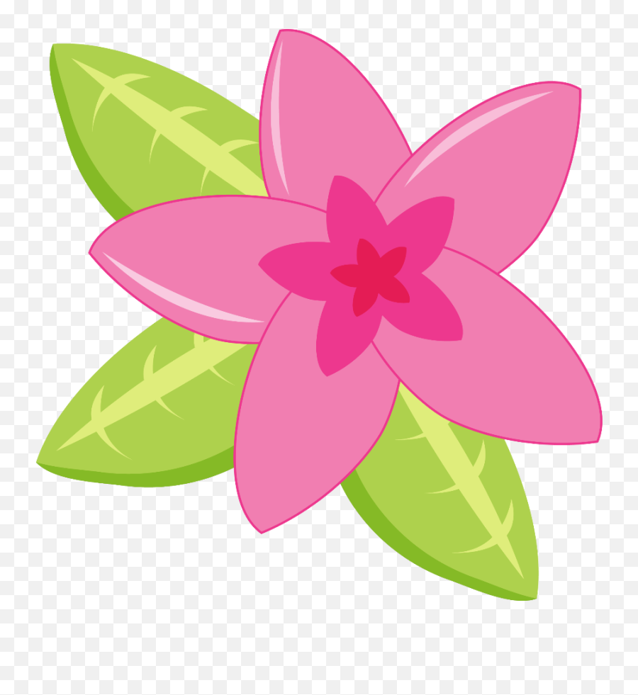 Pink Flower Clipart Moana - Flor De Moana Png Transparent Flor Moana Png,Moana Png Images