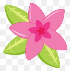 Pink Flower Clipart Moana - Flor De Moana Png Transparent Flor Moana Png,Moana Png Images