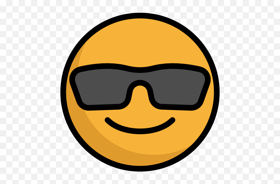 Cool - Free Smileys Icons Png Cool Emoji,Cool Icon Pictures