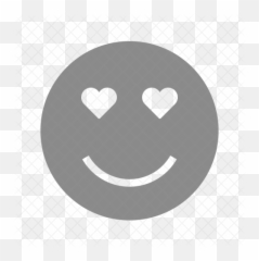 Heart Eye Face Icon Of Glyph Style - Lotus Temple png