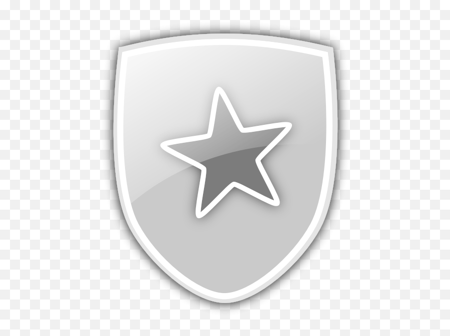 Shield With Star Icon Vector Clip Art Public Domain Vectors Png Wars Nativgation