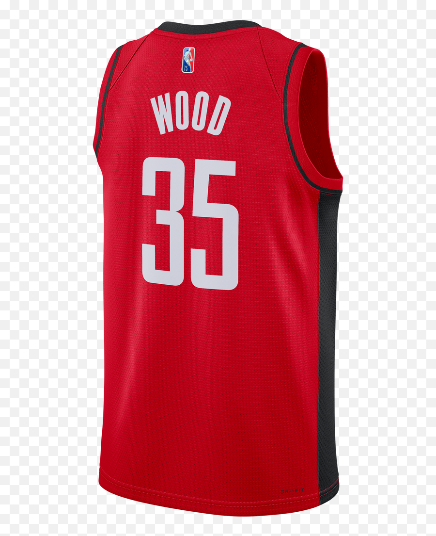 Menu0027s Houston Rockets Nike Christian Wood Diamond Icon Edition Swingman Jersey - Christian Wood Rockets Jersey Png,White Diamond Icon