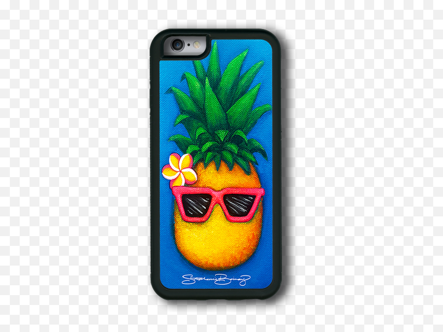 Iphone 7 Miss Aloha Pineapple Phone Case U2014 Stephanie Boinay Art Png Pinapple