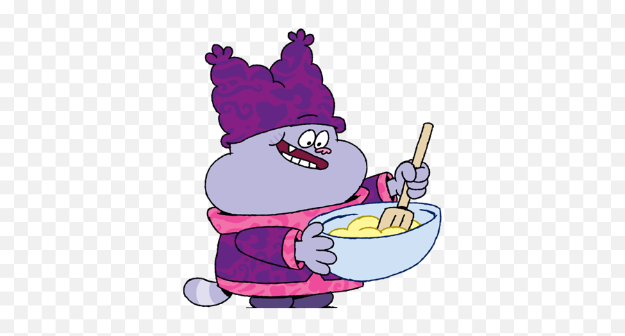 Download Chowder - Fioletowy Kot Cartoon Network Png Image Png Chowder Cartoon,Chowder Png