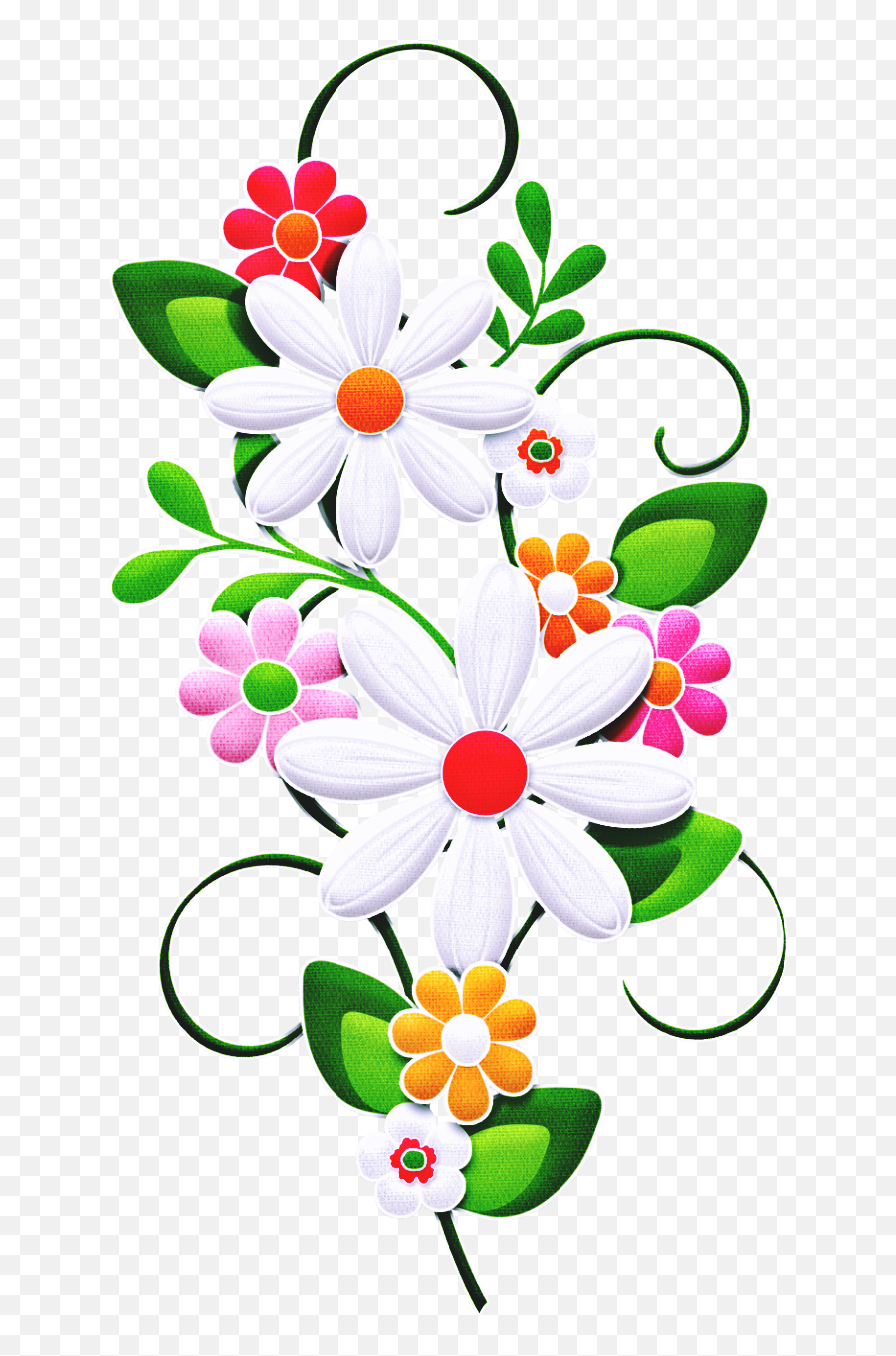 Clipart - Daisy Flower Clipart Png,Flower Clipart Transparent
