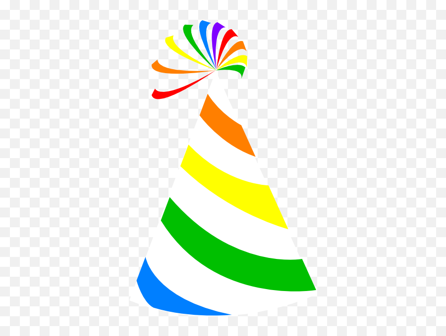 Download Original Png Clip Art File Rainbow Party Hat Svg - Rainbow Party Hat Clipart,Party Hat Clipart Transparent Background