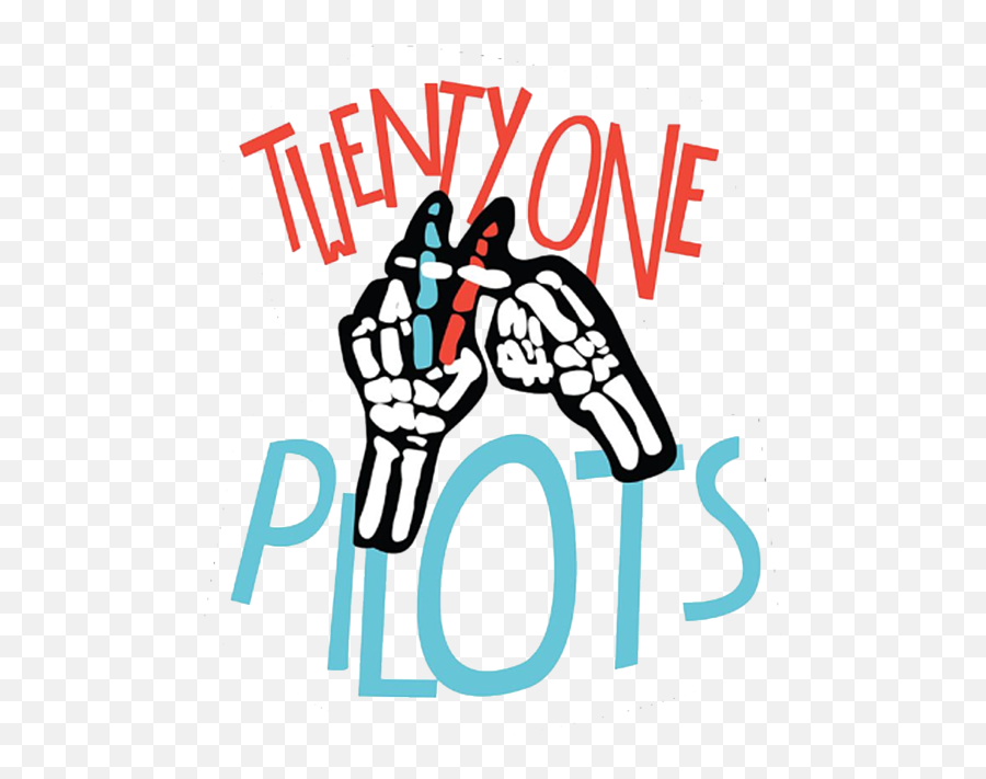 Art Twenty One Pilots - Twenty One Pilots Hands Logo Clipart Twenty One Pilots Poster Png,Twenty One Pilots Logo Png