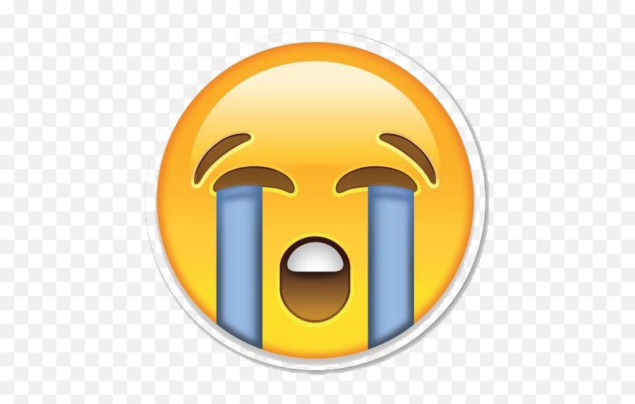 Crying Emoji Png Clipart - Transparent Background Cry Emoji,Cry Emoji Png