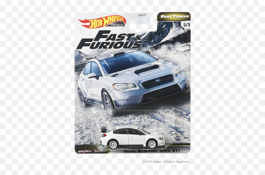 Hot Wheels Premium Fast U0026 Furious Turner Set - 2016 Subaru Wrx Sti Hot Wheels Premium Fast And Furious Subaru Png,Hot Wheels Car Png